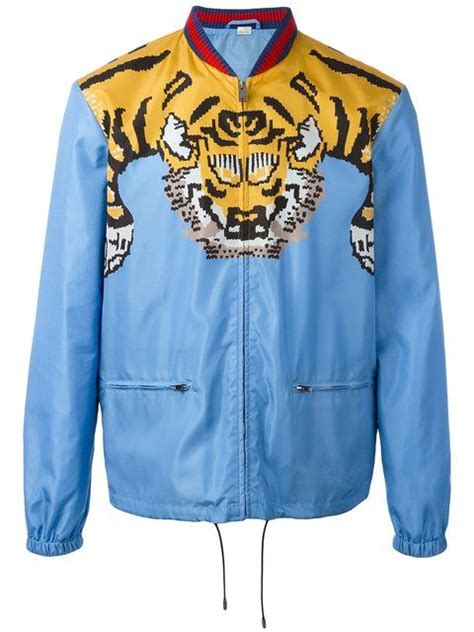 tiger gucci winderbreaker|Gucci windbreaker men.